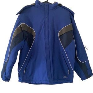 RBK blue hooded winter coat, 18/20